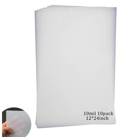 10 Sheets 10 mil Mylar Sheet 12 x 24 inch Milky Translucent Plastic Blank Stencil, Make Your Own Stencil Template Material