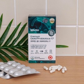 Babyview Premium Gold Probiotics 17 500mg / 아기뷰 프리미엄 골드 프로바이오틱스17 500mgX60캡슐/2개월분/26년09월까지/캐나다산 유산균