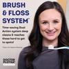 MOUTHWATCHERS Soft Flossing Toothbrushes for Adults, Value 8 Pack, Ultra