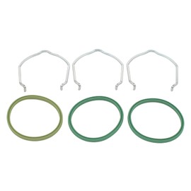 Sealing Ring Rubber Seal Retaining Clip Retaining Clamp Charge Air Hose Turbo Hose Intercooler Pipe for Transporter T5 Golf 4 5 for Jetta for Passat Polo for Touran for A3 A4 A6 Altea Ibiza Leon