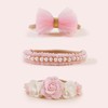 NUWAJP Baby Girl Headbands and Bows, 3 Pcs Soft Flower