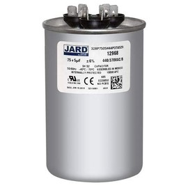 75 + 5 x 370/440 VAC Round Dual Run Capacitor by JARD # 12968