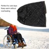 Wheelchair Blanket Warmer Polyester Fiber Soft Warm Reusable Windproof Wheelchair
