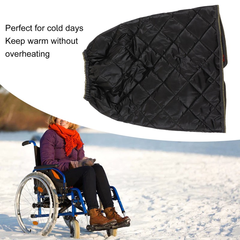 Wheelchair Blanket Warmer Polyester Fiber Soft Warm Reusable Windproof Wheelchair