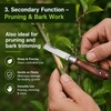 Folding Grafting Knife for Garden Use – 3CR13 Stainless Steel