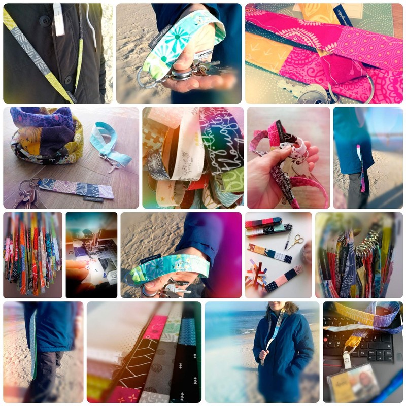 Colourful Keyring, Farewell Gift, Colleague, Girlfriend, Gift -