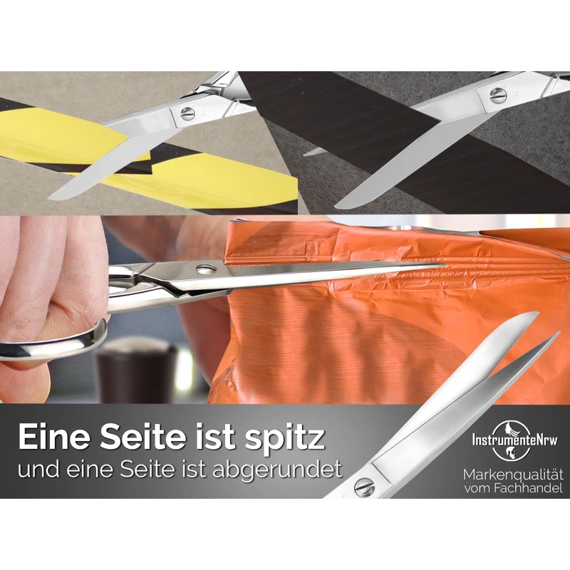 Left-Handed Household Scissors Kitchen Scissors Made of Rustproof High-Quality Stainless