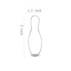 Bowling Pin Cookie Cutter - 5 x 1.7 inch -