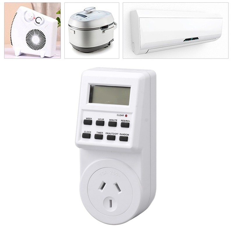 Indoor Mini Outlet Timer Digital Countdown Timer Outlet Indoor Timed