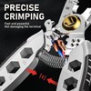 RYHHH Professional Crimping Pliers, 9 in 1 Multifunction Wire Stripper,