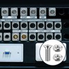 50 Pieces D Series Panel Screws and Nut Kit Panel