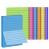 6 Pack Lined Sticky Notes 4 x 6 inch,6 Colors