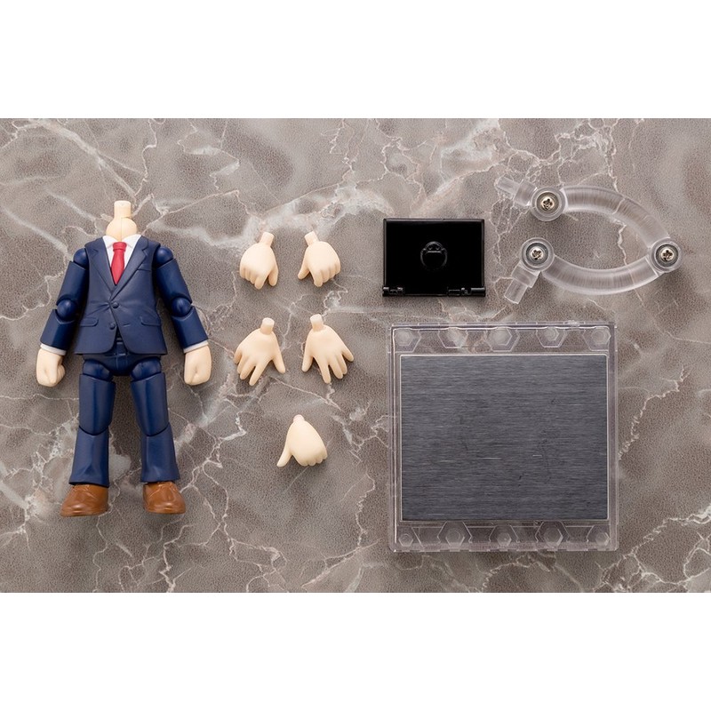 キューポッシュえくすとら スーツボディ(紺) ノンスケール PVC製 塗装済み可動フィギュア