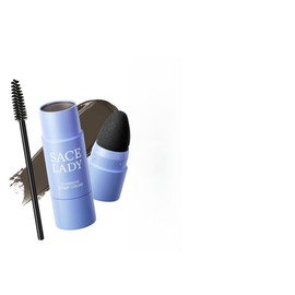 SACE LADY Cejas Gel para Cejas Waterproof，Crema para Cejas Larga Duración Smudge-Proof，3 Seconds Precision，Incluye Cepillo y 10 Plantillas Tono 03 Cenizo Oscuro