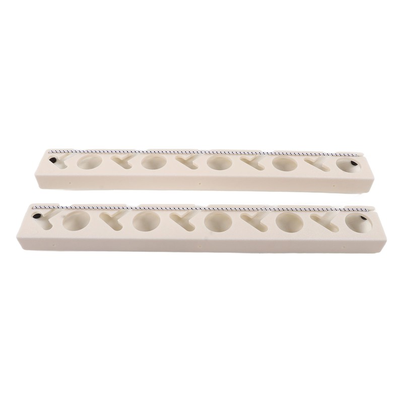 Fishing Rod Holder Wall Mounted Strong Durable ABS 10 Rods