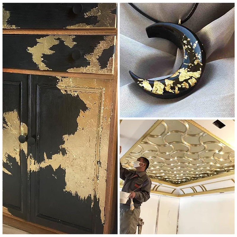 Ninesung Gold Leaf Kit | Gold Leaf Adhesive Set |