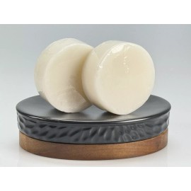 Unbranded Shave Shaving Soap Foaming Lather Puck Fragrance Free No scent For Men Women 2PC