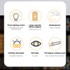 Bendable LED Neck Reading Light Adjustable Brightness Desk Lamp for
