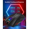 Gigastone 3 Pack Gaming Mouse Up to 12,000 DPI Adjustable,