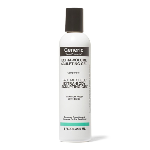 Generic Value Products Extra Volume Sculpting Gel, FirmHold Thickening Gel,