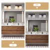 BrkNit 2 Light Modern Bathroom Light Fixtures Over Mirror, Bronze