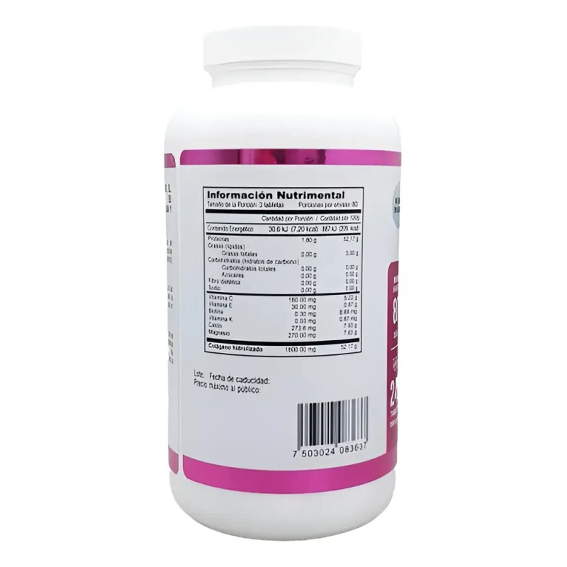 Justcollagen Colágeno Hidrolizado 240tabs 1150mg C/u