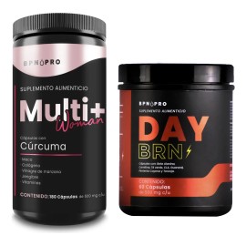 BPN PRO CLA Pimienta Carnitina Guaraná Energía Día y Multivitamínico Para Mujer Sin Sabor | Aumenta Tu Energía y Fortalece Tu Salud con Fórmulas Específicas para Rendimiento Diario y Bienestar.