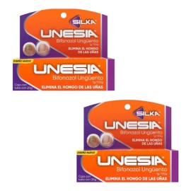 2 Tubos De Ungüento Unesia Crema En Tubo 20g