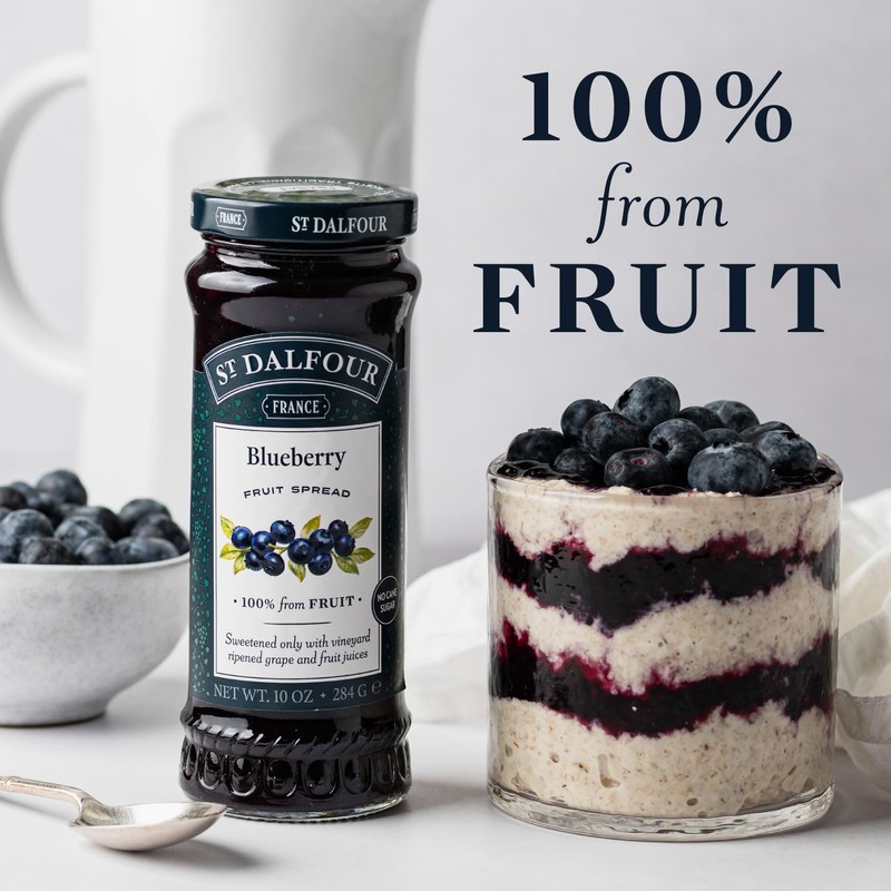 St. Dalfour Blueberry Fruit Spread - 10oz - 100% from