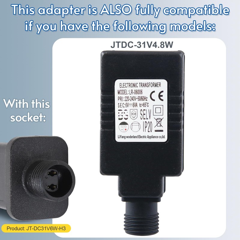 String Light Indoor-Outdoor for CZJUTAI JT-DC31V6W /3.6W /1.35W-E2-IP44 Christmas Lighting