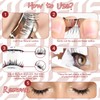 Magnetic Eyelashes with Applicator, Natural Look, No Glue