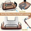 Universal Speaker Wall Mount,Secure Adjustable Real Wood Wall Bracket Holder,Small