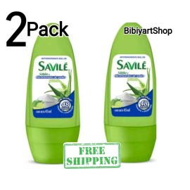 SAVILE 2X Savile Desodorante Roll On Sabila Bicarbonato Sodio Limon Antiperspirant