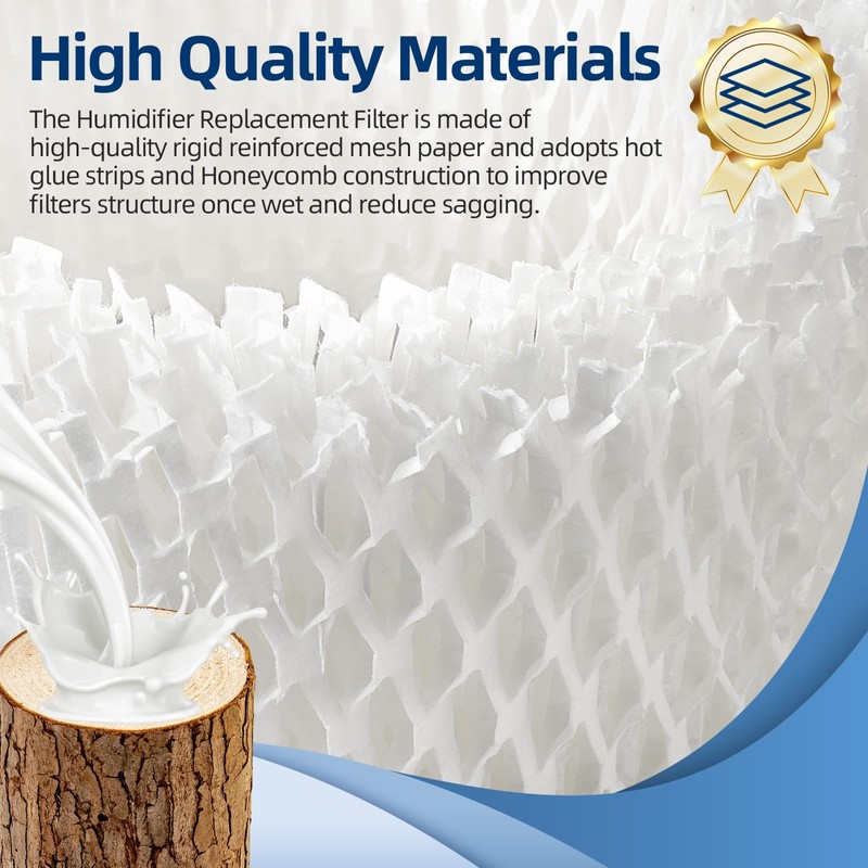 DerBlue 6 Pack Humidifier Replacement Filter Compatible with Canopy Bedside