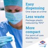 Clorox Healthcare Bleach Germicidal Wipes, 6.75" x 9", 70 Count