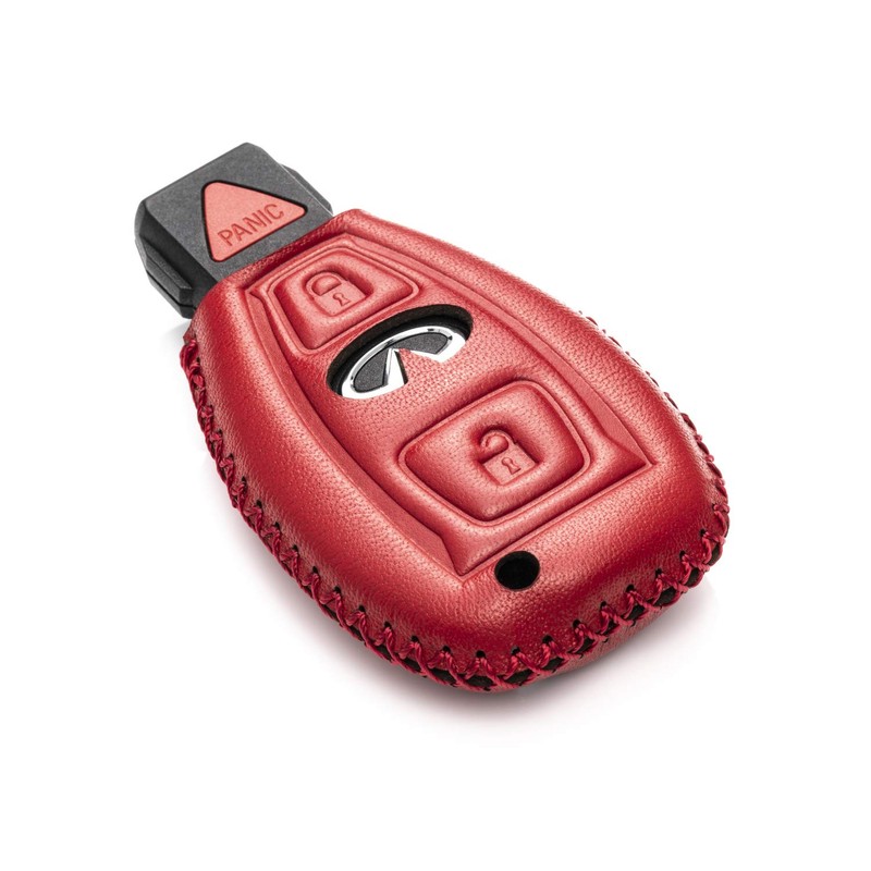 Vitodeco Genuine Leather Smart Key Fob Case Cover Protector with