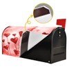Wamika Valentine's Day Love Heart Flowers Rose Romantic Mailbox Covers