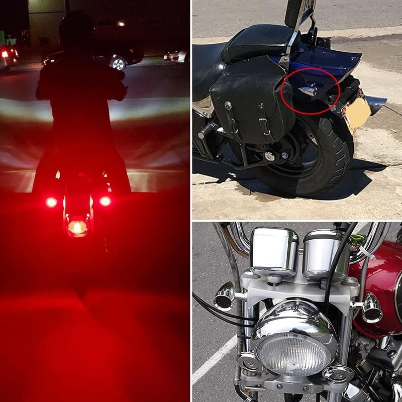 DREAMIZER LED Turn Signals Front Rear 15 LED Motorcycle Lights