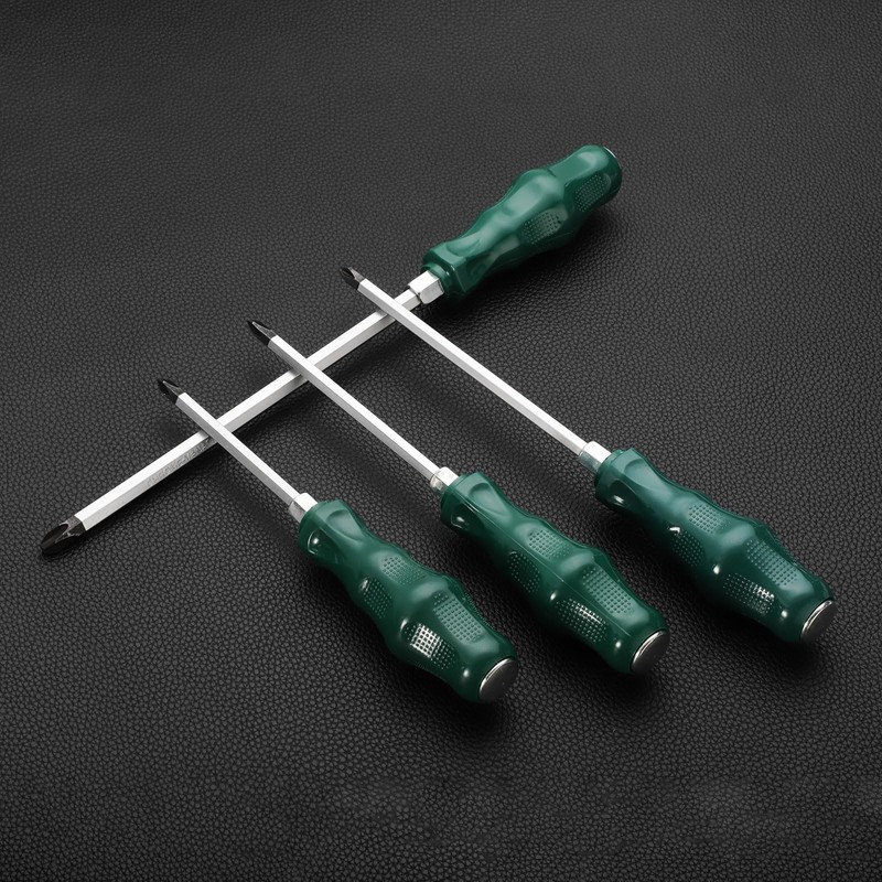 sourcing map PH2 Phillips Screwdriver #2 9.8" Magnetic Demolition Screwdrivers
