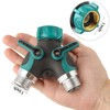 Sanpaint Hose Splitter 2 Way Heavy Duty Y Valve, Spigot