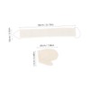 Baluue 1 Set Sisal Exfoliating Gloves for Body Scrubbing and