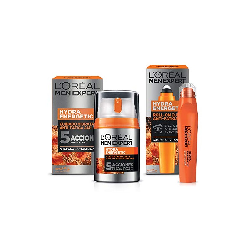 LOral Paris Men Expert Kit Hydra Energetic Crema para Hombre