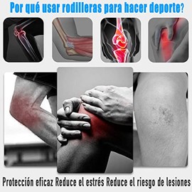 Rodillera Ortopedica，Rodillera Deportiva con Soporte Ajustable, L