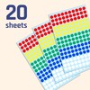 3000 Pack, 10mm Coloured Dot Stickers Sticky Labels - 5
