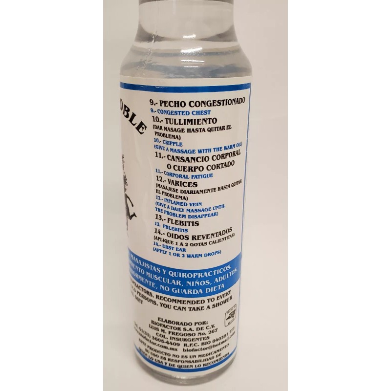 BIOFACTOR ACEITE DE ROBLE EXTRA REFORZADO, OAK OIL FOR PAIN,