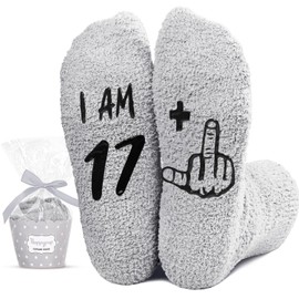 HAPPYPOP 18th Year Old Birthday Gifts - Gifts Ideas for 18 Year Old Teen Boys, 18th Birthday Socks for Young Adult
