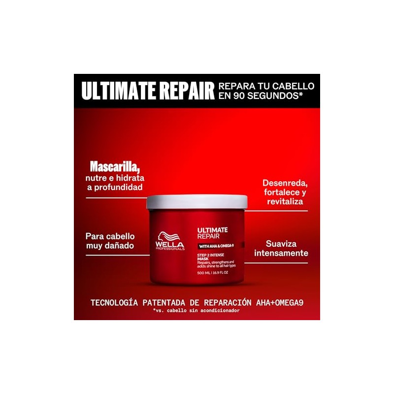 Wella Professionals Ultimate Repair Mascarilla Reparadora de Daño 500ml