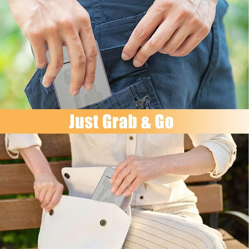 Wallet Key Holder, Key Sleeve Ultra Thin Slim Card Key