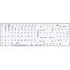 MAC DVORAK KEYBOARD STICKERS ON WHITE BACKGROUND