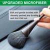 2 Pack Exquisite Dusting Brush Kit, Small Dust Brushes, Feather